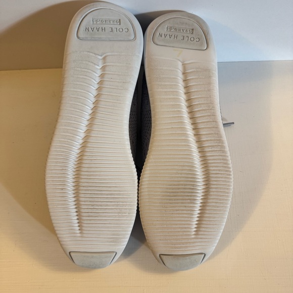 COLE HAAN Womens Metallic Zerogrand Stitchlite Gray Oxford Sneakers Shoes 8B - Picture 7 of 12